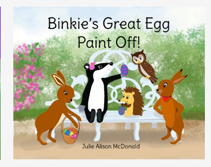 Binkie's Great Egg Paint Off Book