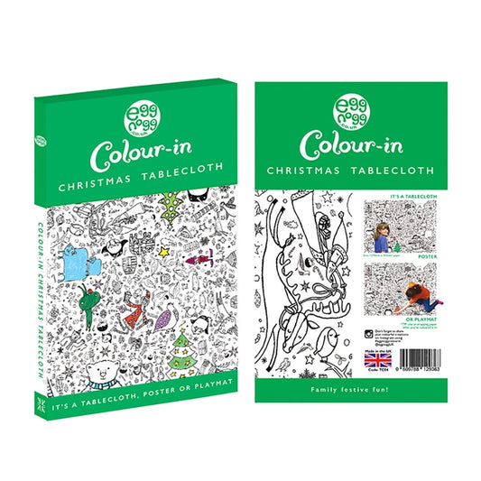 Giant Colouring Tablecloth - Christmas