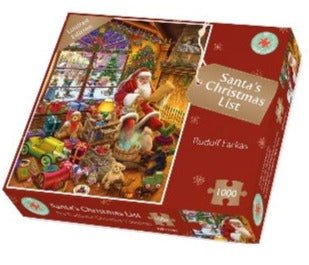 Santa's Christmas List 1000 Piece Puzzle - Puzzle Bored